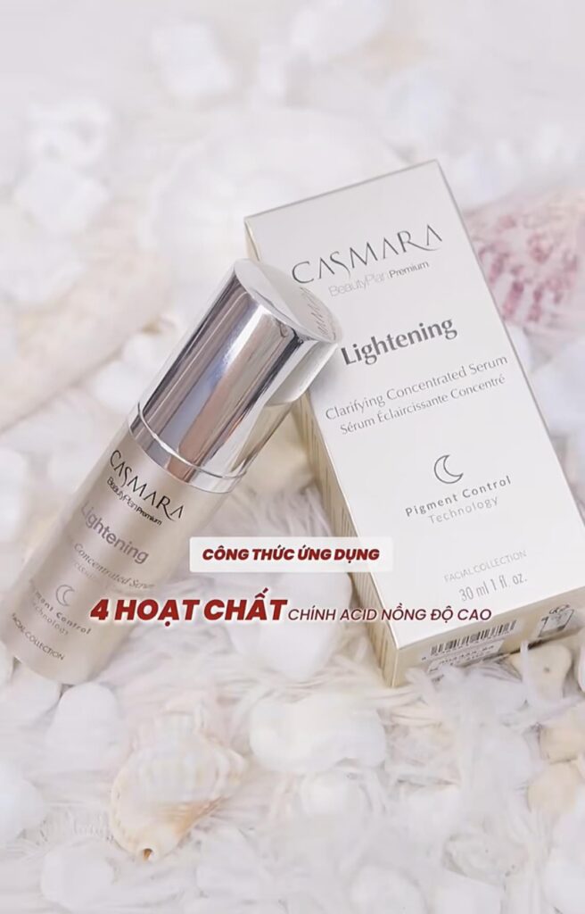Casmara Clarifying Concentrated Serum chiến binh dưỡng trắng cao cấp đáng gờm