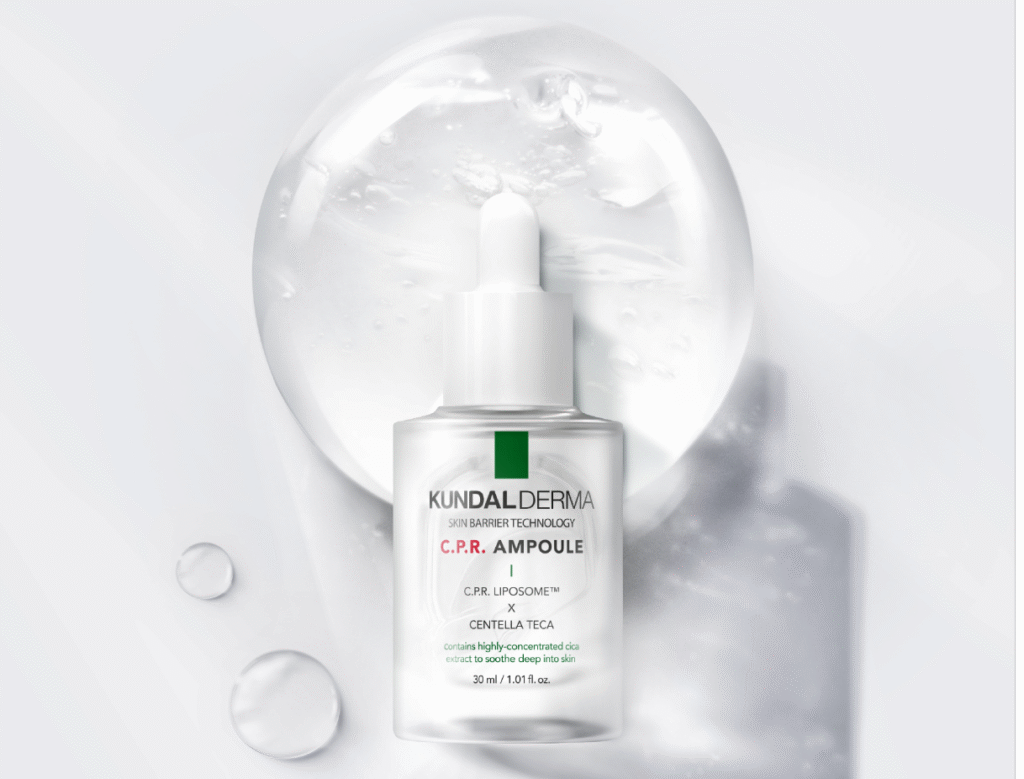 Review cặp đôi phục hồi da từ rau má nhà Kundal Derma 