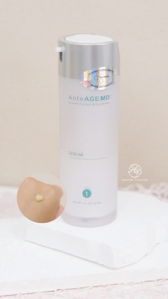 AnteAge MD Serum giúp tăng sinh tế bào và làm lành vết thương sau điều trị sẹo rỗ