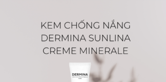Kem Chống Nắng Dermina Sunlina Creme Minerale