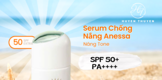 serum chống nắng nâng tông kiêm dưỡng da của Anessa