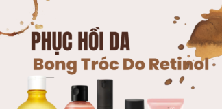 Phục Hồi Da bong tróc sau khi sử dụng Retinol