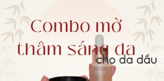 combo mờ thâm sáng da cho da dầu