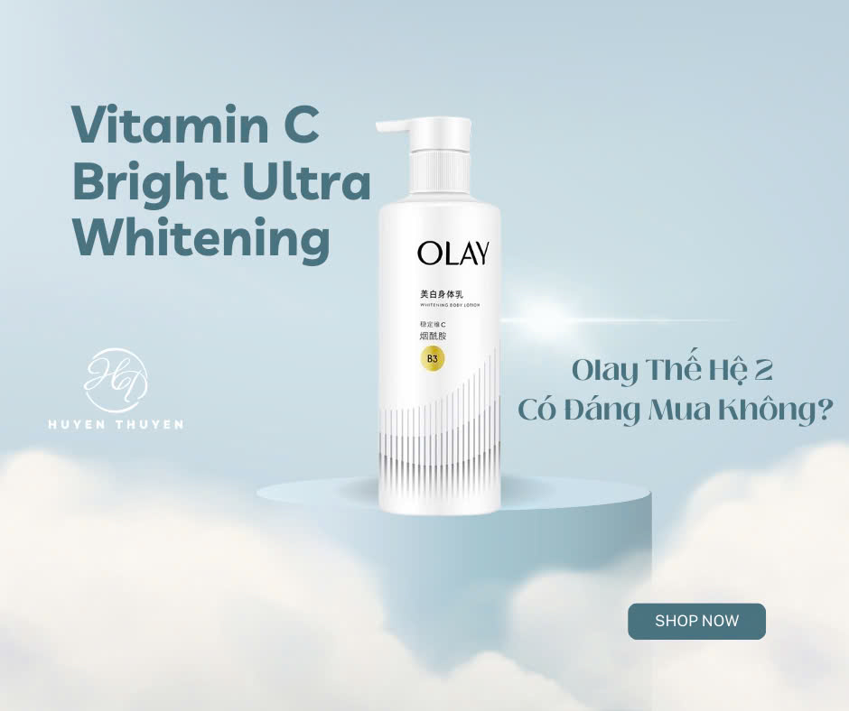 Sữa dưỡng thể Olay thế hệ 2 có Vitamin C trắng da, làm trắng da nhanh chóng, an toàn và hiệu quả.