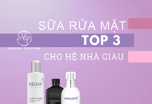 TOP 3 sữa rửa mặt cho hệ nhà giàu
