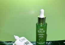Bộ đôi serum lợi khuẩn và kem chống nắng bảo vệ da trước mụi mịn