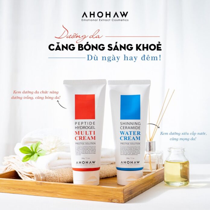 Review Kem Dưỡng Ẩm Ahohaw dành Cho Da Hỗn Hợp Thiên Khô