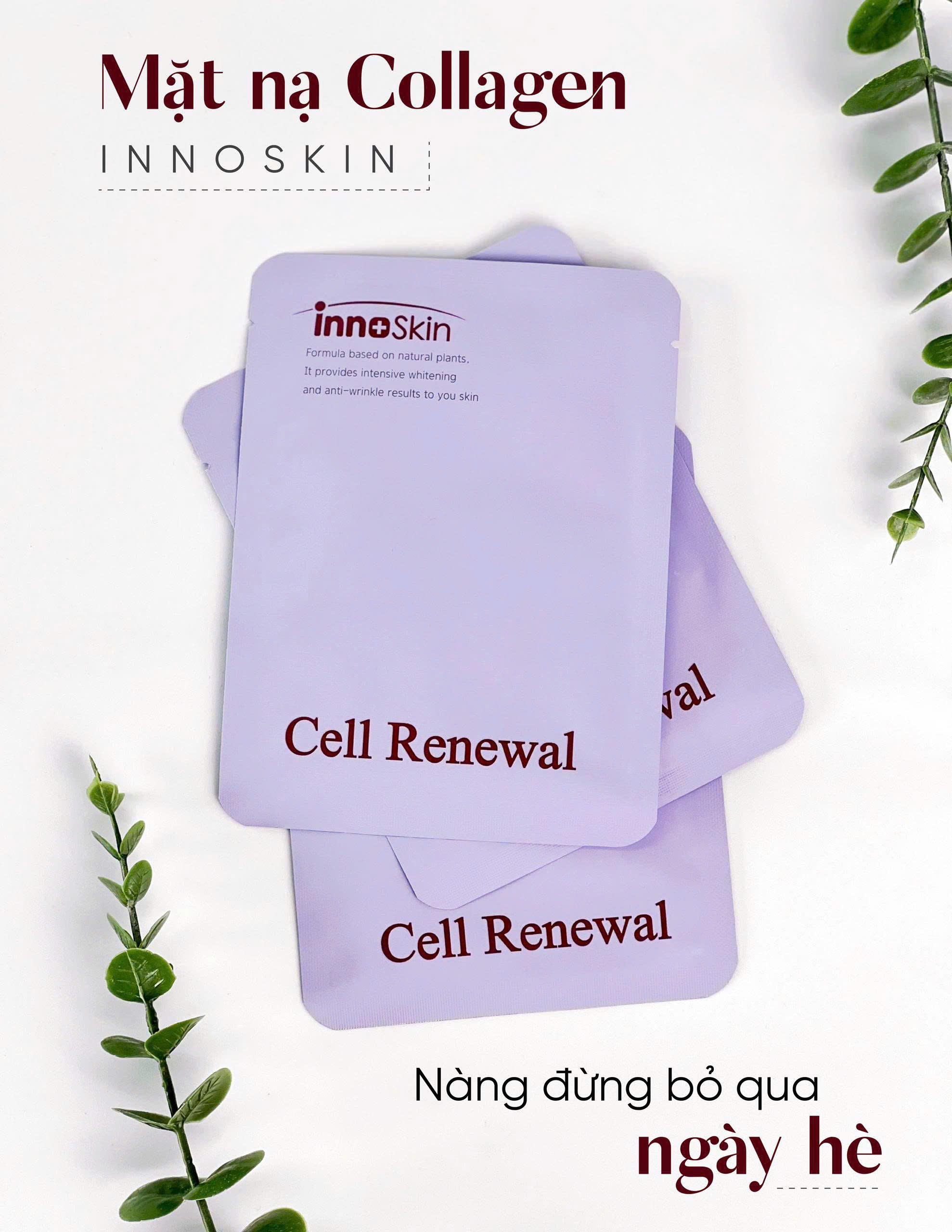 Review chi tiết mặt nạ Innoskin Cell Renewal Collagen Mask