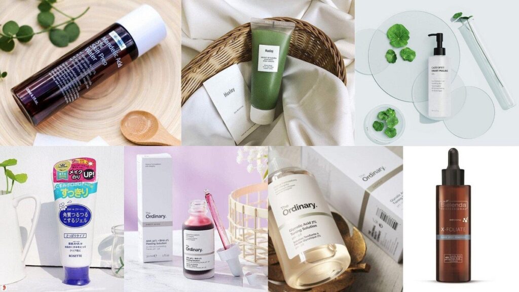 Gợi ý sản phẩm tẩy tế bào chết và serum dưỡng trắng cho da khô
