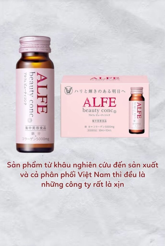 Collagen Alfe Beauty Conc đến từ Nhật Bản, "bí mật" làn da căng mịn chậm lão hóa của mình