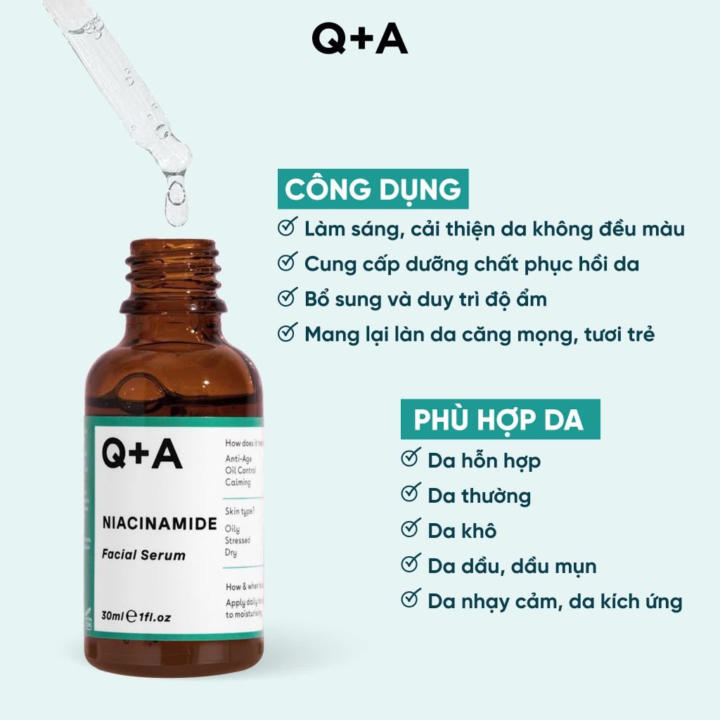 Serum Vitamin B3 QA Skincare liệu có phải là niềm tự hào của Local Brand Việt?