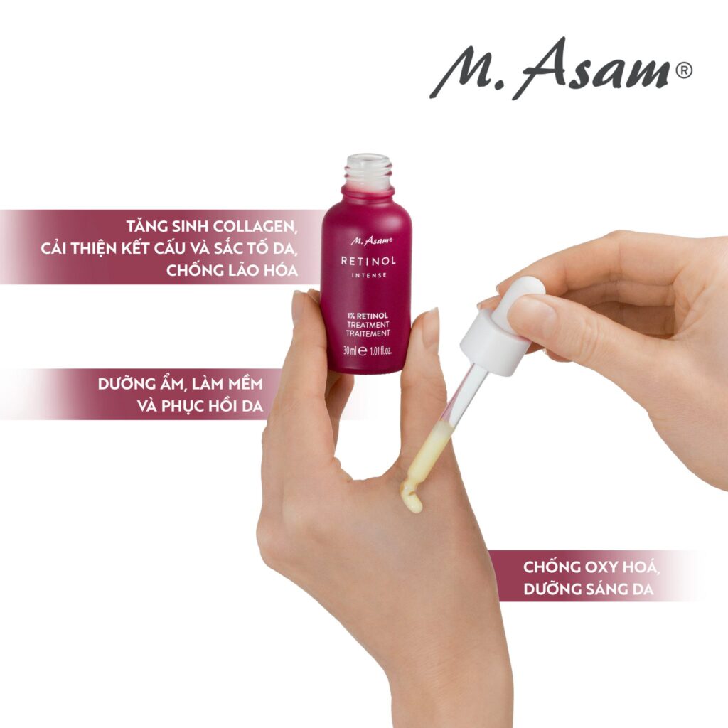 M.Asam Retinol 1% vũ khí bí mật cho một làn da không tuổi