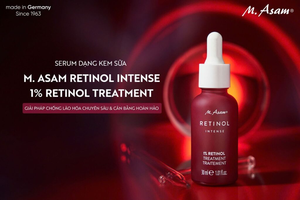 M.Asam Retinol 1% vũ khí bí mật cho một làn da không tuổi