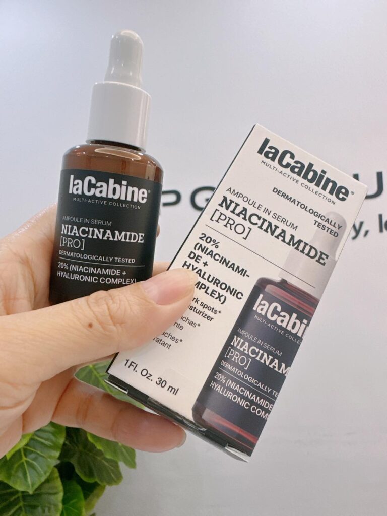 Lacabine Niacinamide Pro giải pháp mờ thâm sáng da không lo kích ứng