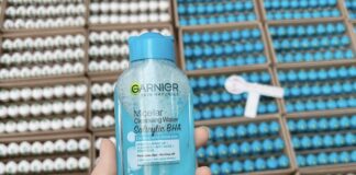 Nước tẩy trang Garnier BHA dành cho da dầu mụn