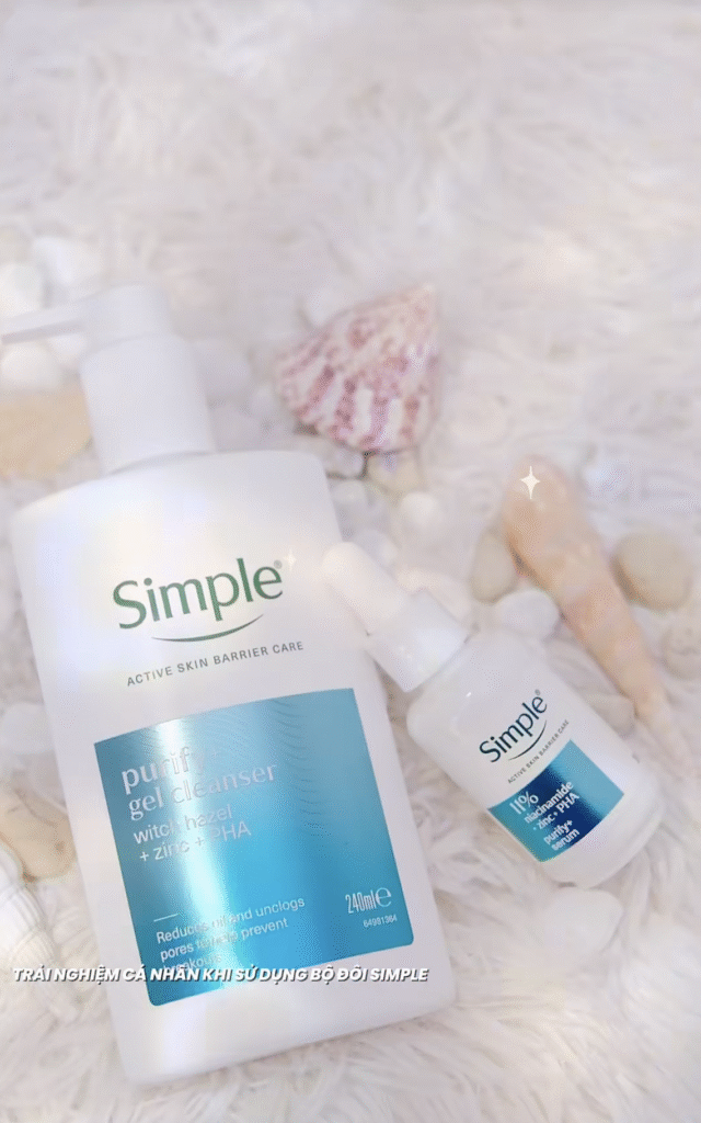 Simple Purify+: Cặp đôi hoàn hảo cho làn da dầu mụn