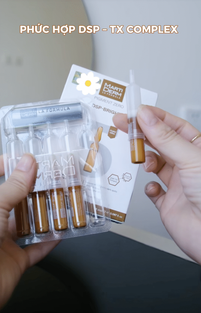 Bí quyết dưỡng sáng giảm nám từ MartiDerm Pigment Zero Ampoules