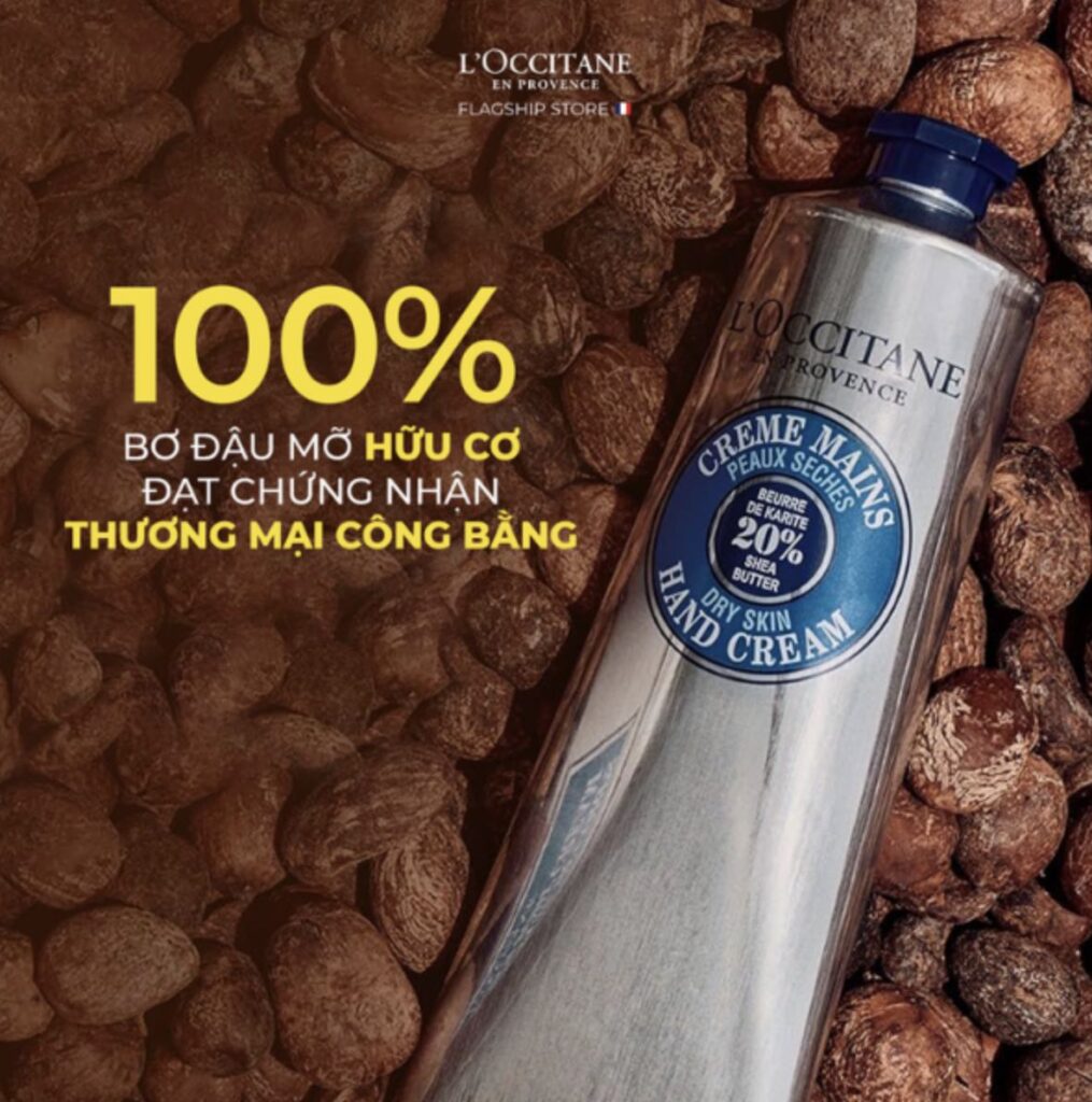 Kem tay L’Occitane En Provence 