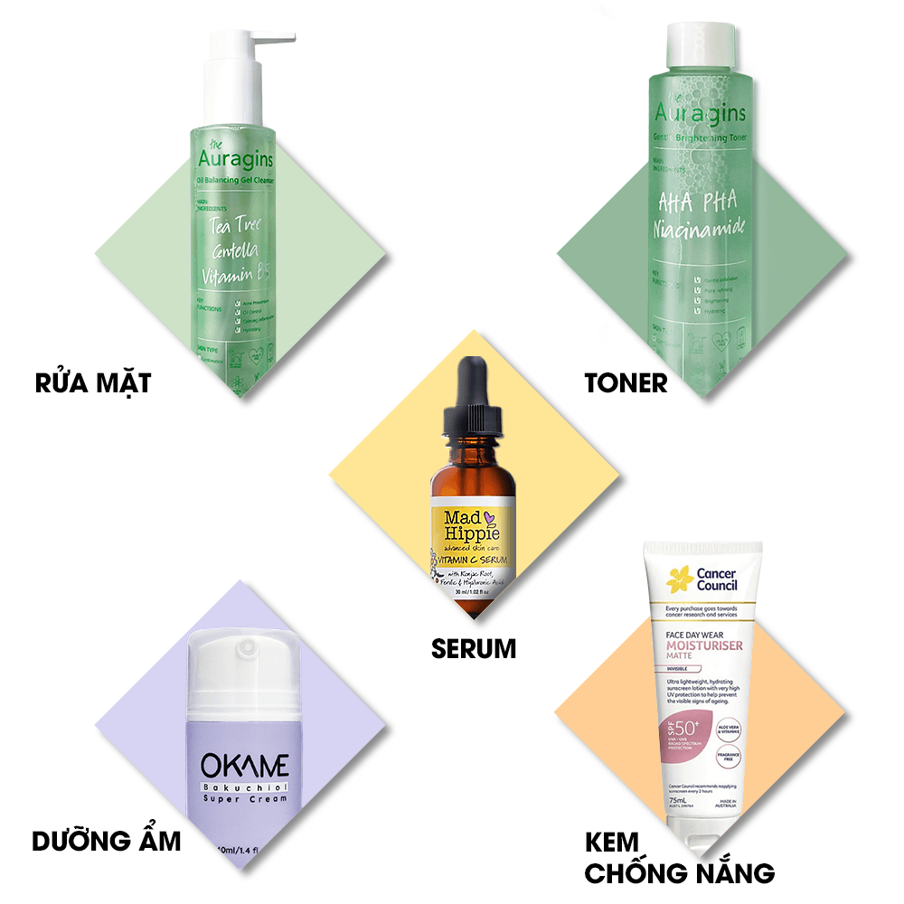 Routine da khô lão hoá cho người mới bắt đầu