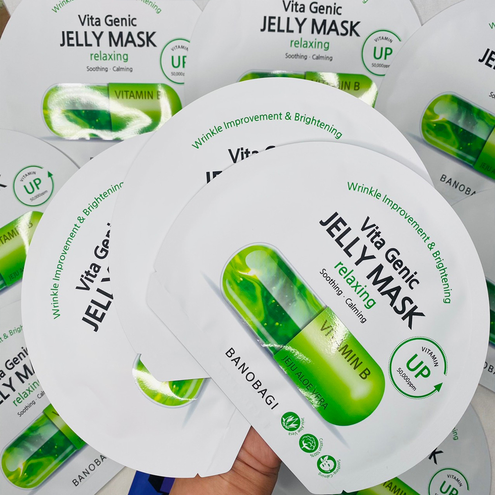 Review mặt nạ Banobagi Vita Genic Jelly Mask Relaxing